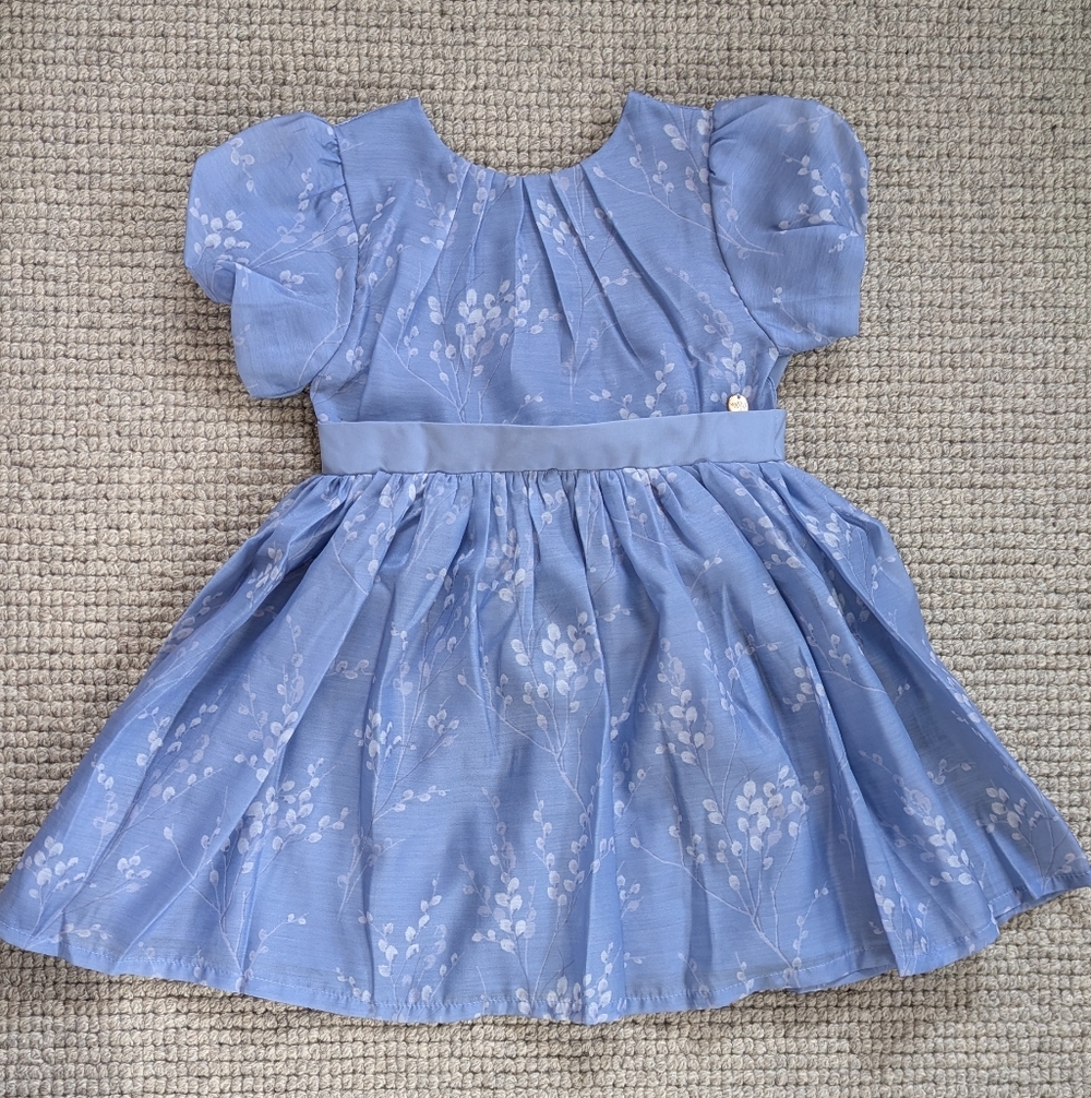 Laura Ashley Blue Floral Dress